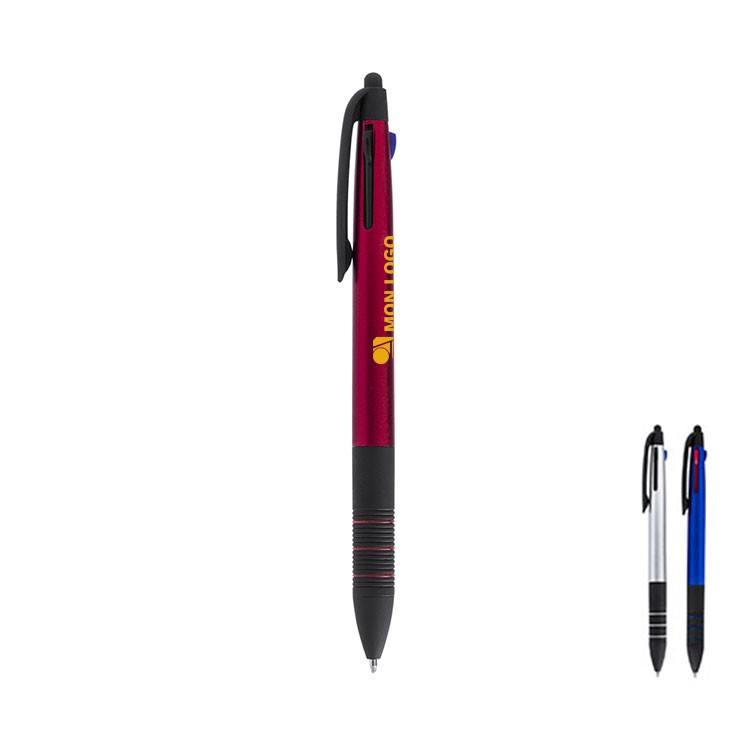 Stylo stylet publicitaire multicouleur 'Betsi' Couleur Bleu